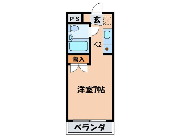 ヴェルジェの物件間取画像